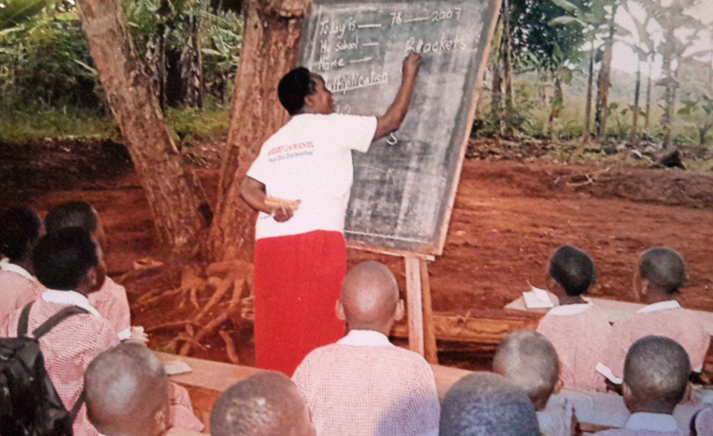 The begining Sarah starts the school teaching